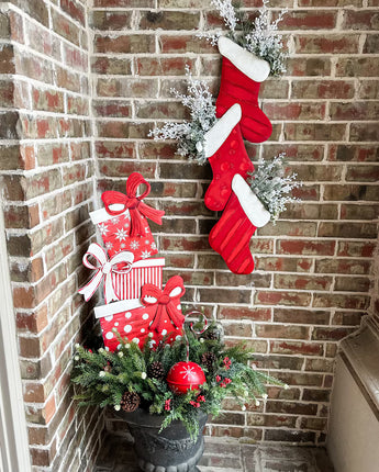 35" Stocking Topiary