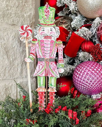 16" Beck's Pink Nutcracker Stake