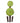 23" Merry & Bright Potted Topiary