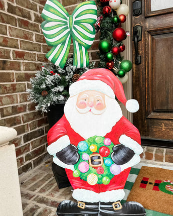 30" Merry & Bright Santa