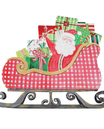 21" Gallery Gingham Sleigh