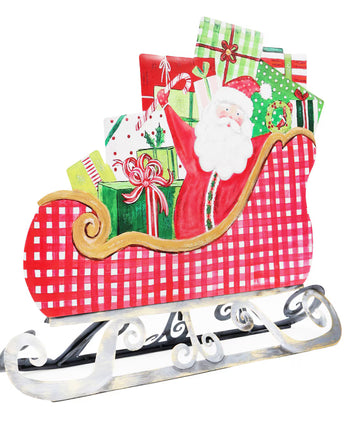 21" Gallery Gingham Sleigh