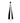15.25" Black & White Standing Tree Finial