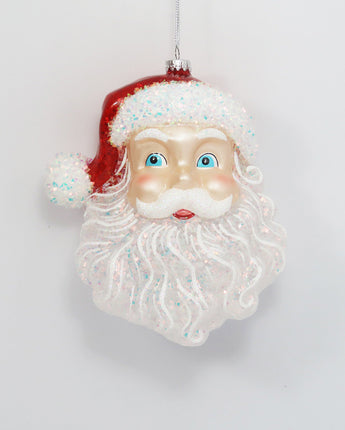 7.25" Oversized Santa Head Ornament