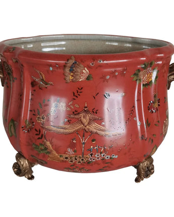 7.5" Asian-Inspired  Planter