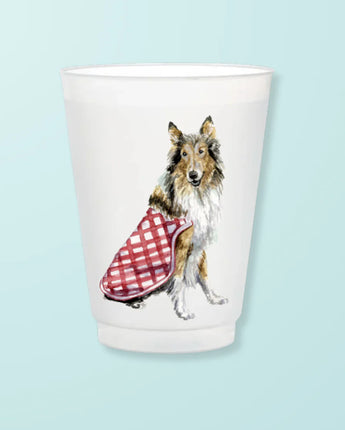 Collie Frosted Cups