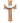 29" Natural Cross with "Risen" Sash