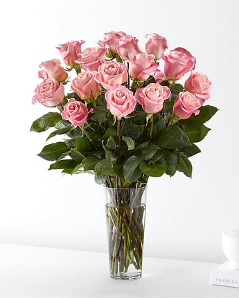Long Stem Pink Rose Bouquet