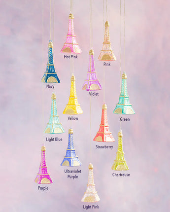 7.25" Rainbow Eiffel Tower Ornament (Sold Separately)