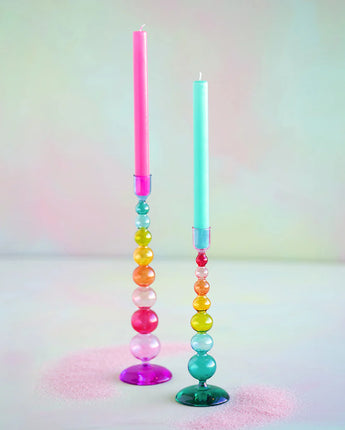 Rainbow Finial Taper Candle Holder (Sold Separately)