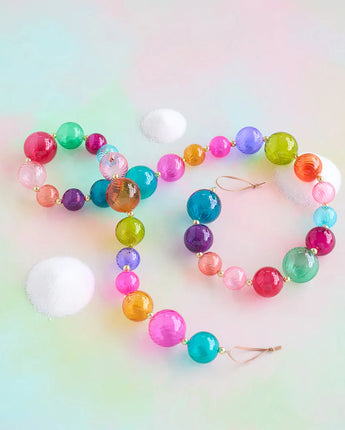 75" Swirl Ball Garland