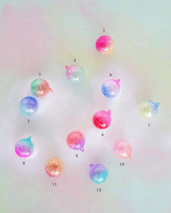 4" Iridescent Ombre Ball Ornament (Sold Separately)