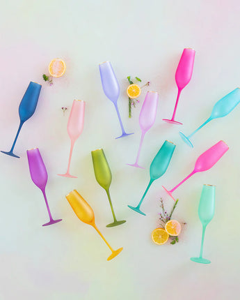 10.25" Frosted Flute (Sold Separately)