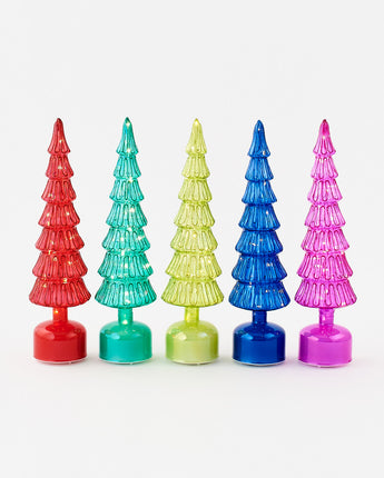 16" Revolving Lighted Glass Tree (Sold Separately)