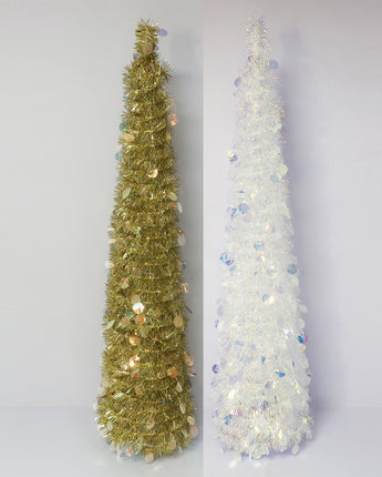 5' PVC Collapsible Tinsel Tree (Sold Separately)
