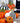 17.5" Striped Pumpkin, Tall