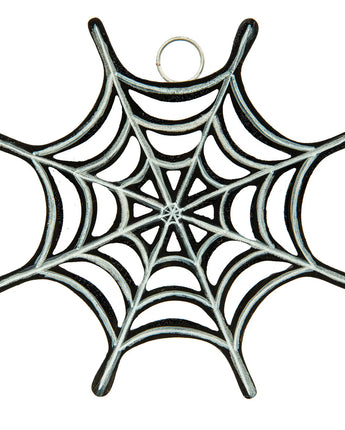 8" Spider Web Charm