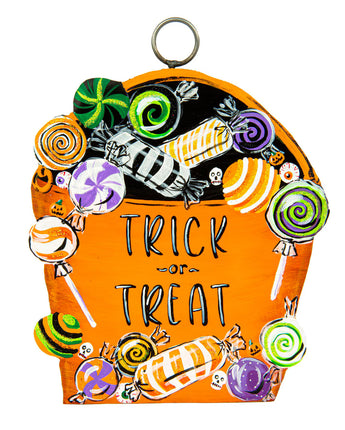 8" Trick or Treat Bag Charm