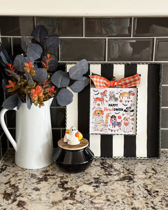 7" Happy "Howloween" Charm