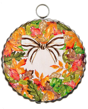7" Fall Wreath Charm