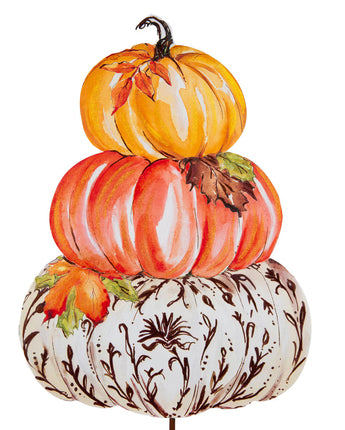 24" Beck's Fall Pumpkin Stack