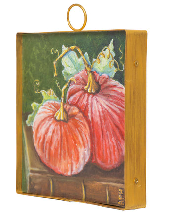 7" Velvet Pumpkin Charm