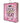 7" Pink Trick or Treat Charm