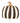 28" Chocolate Striped Pumpkin