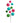 26" Bright Multicolor Ball Spray