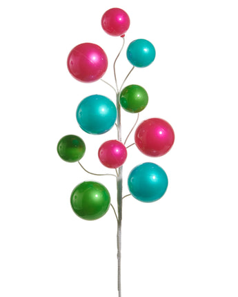 26" Bright Multicolor Ball Spray