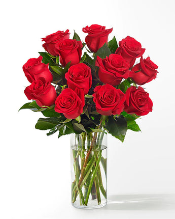 One Dozen Red Roses Bouquet