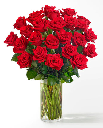 Two Dozen Red Roses Bouquet