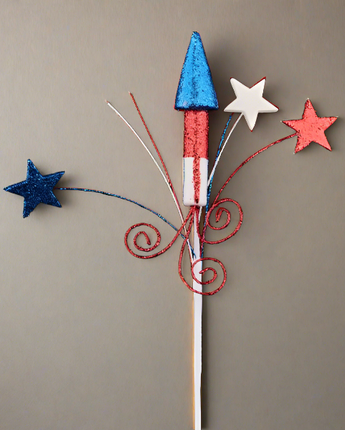 14.5" Firecracker & Star Spray