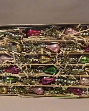 6' Glass Ball Garland with Gift Box (Sold Separately)