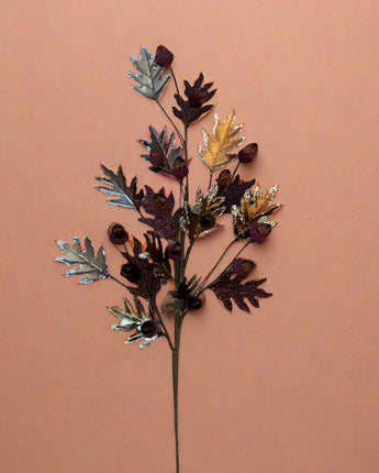32" Jeweled Acorn Spray