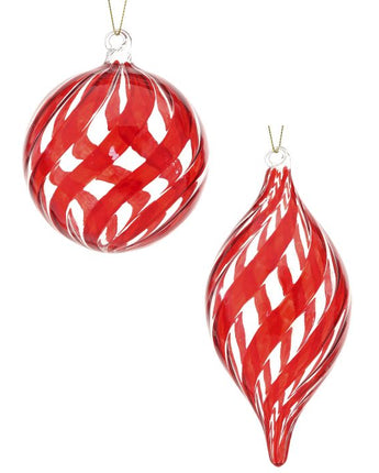 4.5" Glass Swirl Ornament (Sold Separately)