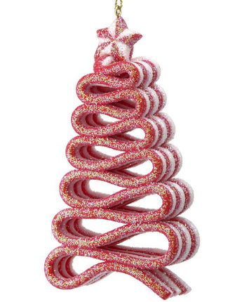 5" Acrylic Ribbon Candy Tree Ornament