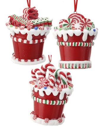 3.5" Claydough Bucket with Candy Ornament (Sold Separately)