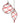 Glass Swirl Peppermint Ornament (Sold Separately)