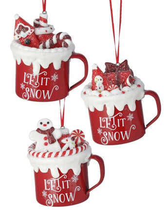 3.5" Claydough Candy Mug Ornament (Sold Separately)