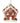 3.5" Glass Holiday Sweets Gingerbread House Ornament