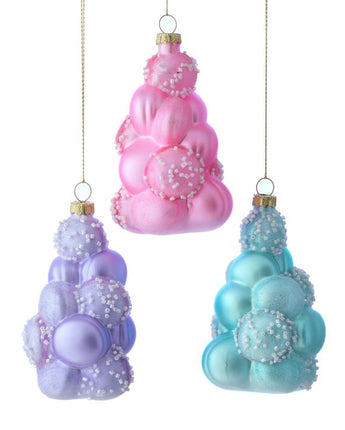 4.5" Glass Macaron Christmas Tree (Sold Separately)