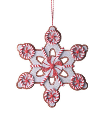 Felt Sugar & Spice Snowflake (Sold Separately)