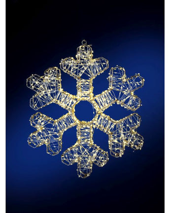 16" Micro LED Snowflake