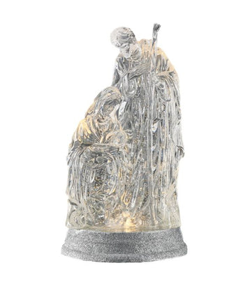 10" Holy Family Water Globe