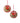 5" Glass Plaid Cardinal Disk (Sold Separately)