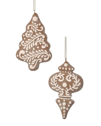4.5" Resin Gingerbread Ornament (Sold Separately)