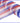 21" Patriotic Striped Mesh Ribbon