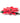 4" Red Poinsettia Objet
