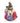 Nine Ladies Dancing Glass Ornament